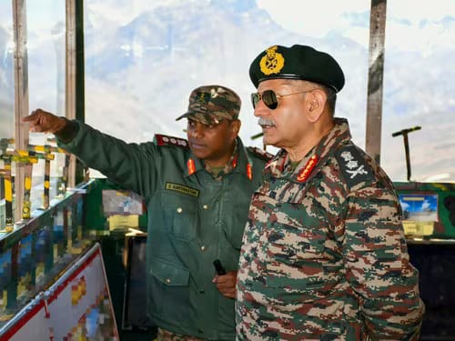 "भारतीय सेना प्रमुख जनरल उपेंद्र द्विवेदी ऑपरेशन सिंदूर की रणनीति और सफलता पर बोलते हुए"