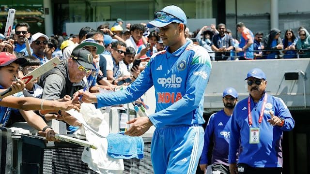 Shubman Gill in action during India vs Australia 2nd ODI at Adelaide Oval – October 2025 Shubman Gill batting for India during 2nd ODI vs Australia at Adelaide Oval, October 2025