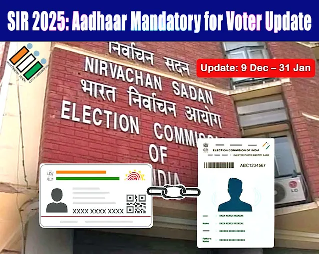 Voter Update: Aadhaar Mandatory in SIR