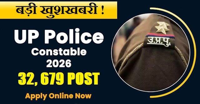 UP Police Constable Recruitment 2026 Apply Online
